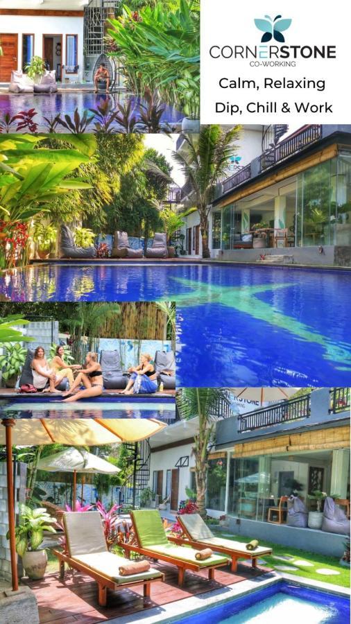 캉구 Cornerstone Bali Coworking 호스텔 외부 사진