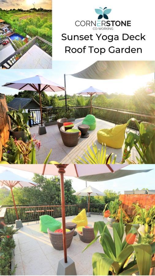 캉구 Cornerstone Bali Coworking 호스텔 외부 사진